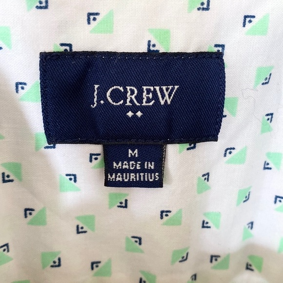 J Crew Short Sleeve Button Down Sz M - Picture 3 of 8